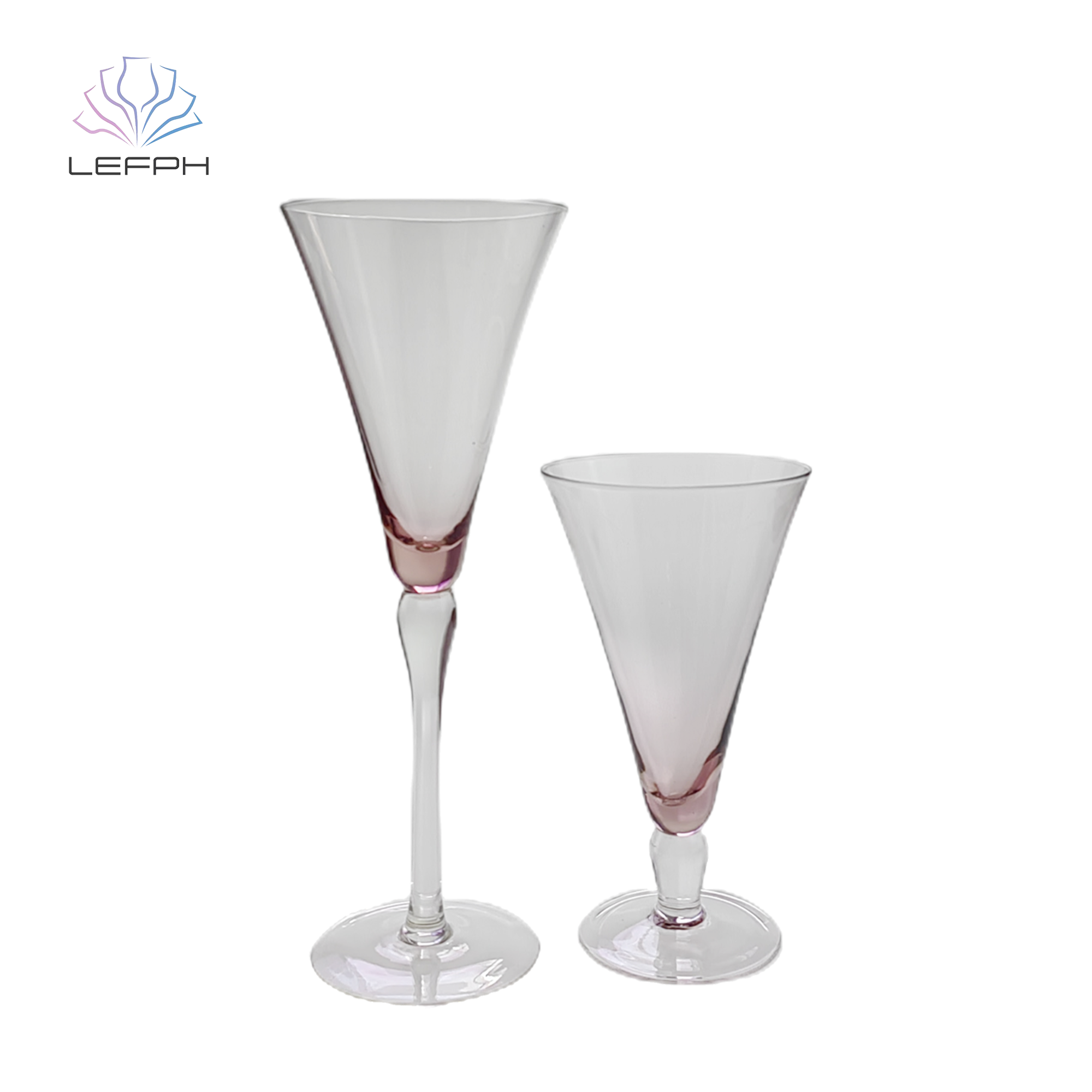 Pink High Low Cocktail Cup