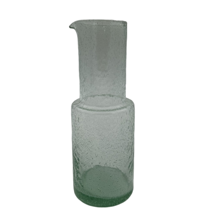 Green Glass Pot Decanter