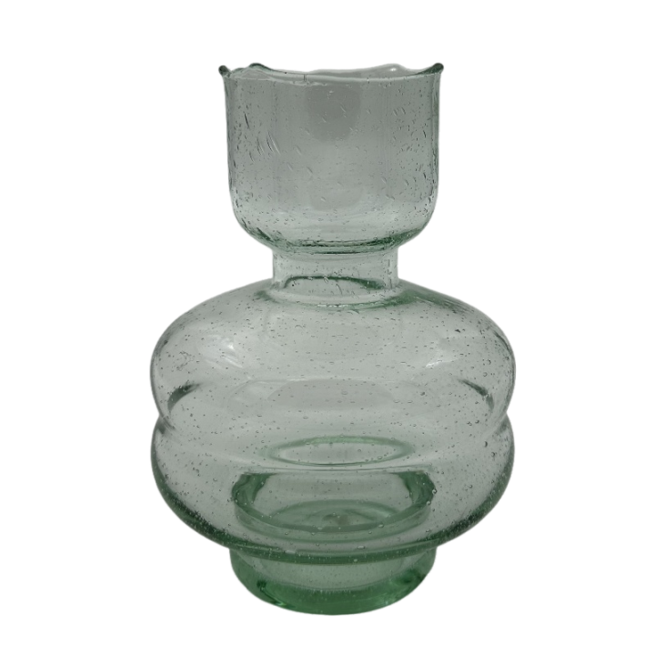 Green Glass Vase