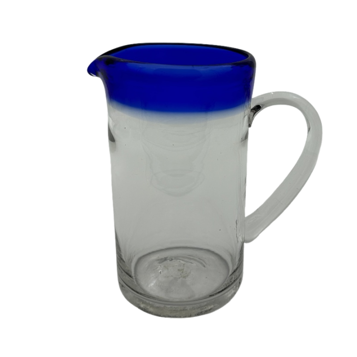 Blue Glass Pot