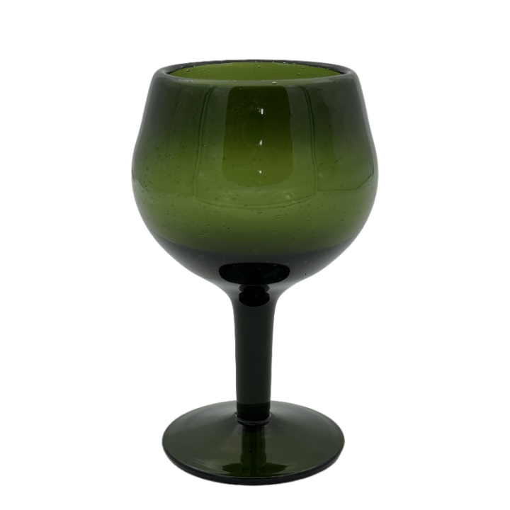 Green Wine Glass