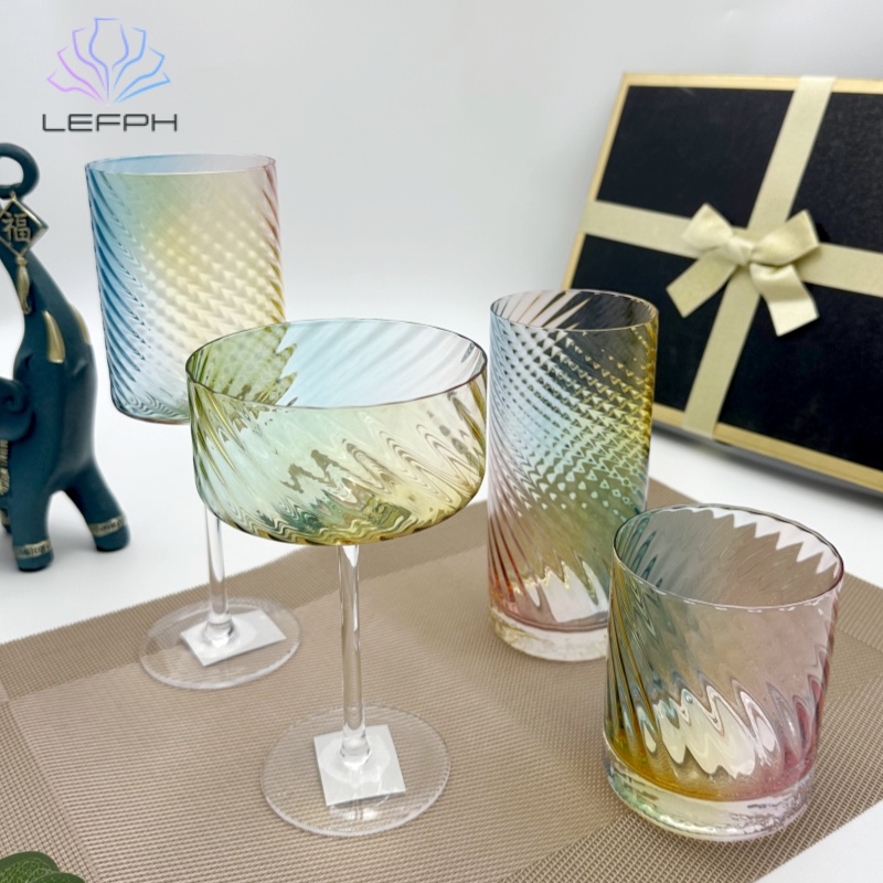 Electroplated colorful glass