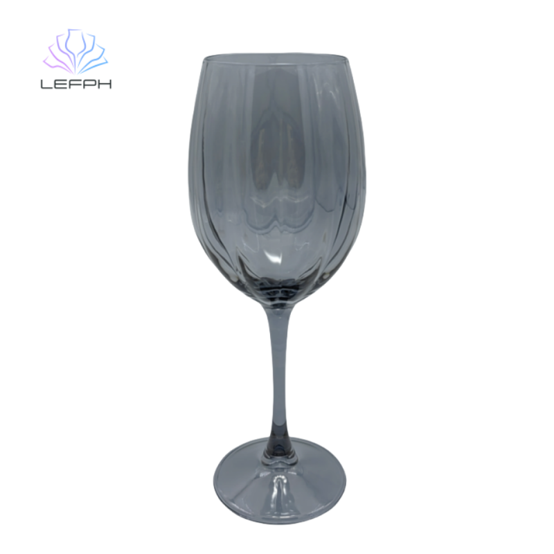 Pumpkin red wine glass