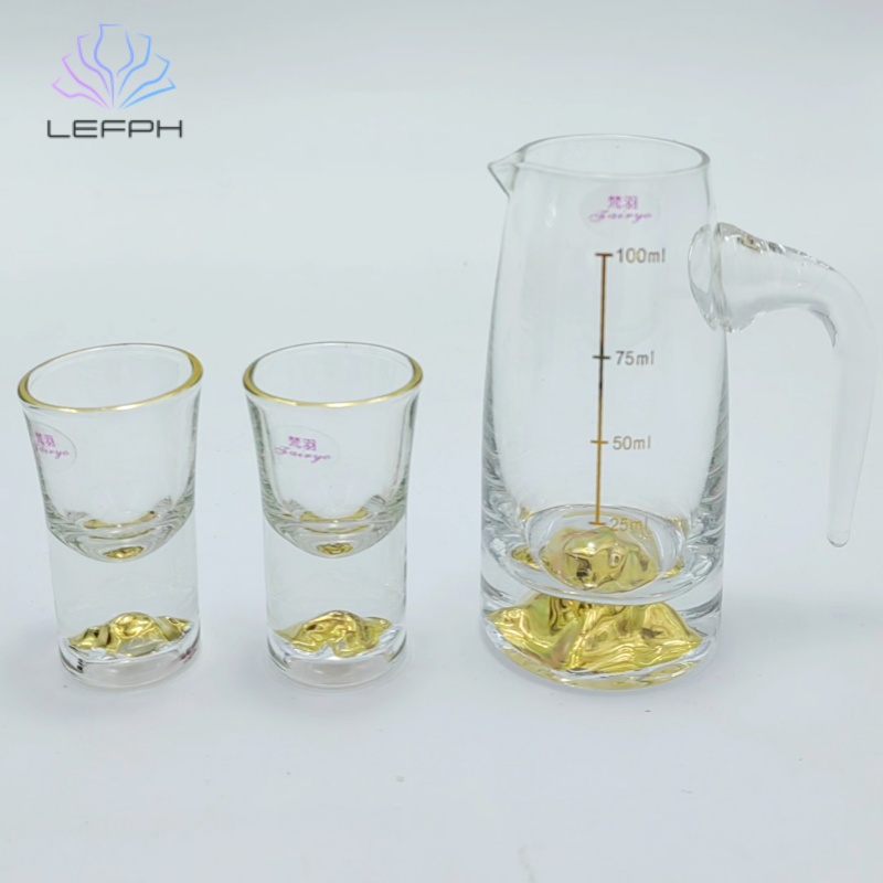 Jinshan white wine cup set