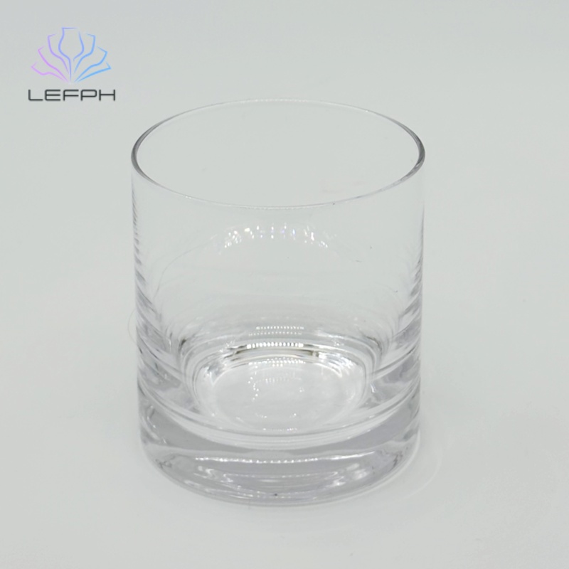 Lead-free clear whiskey glass