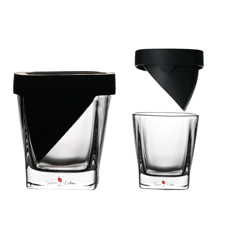 Yedar Calops frozen silicone cap whiskey glass