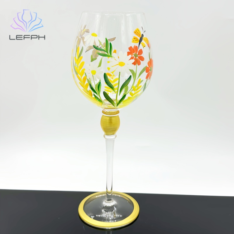 Hand-painted series flower butterfly glasses