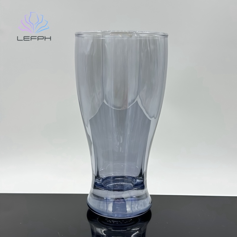 Smoky grey beer glass