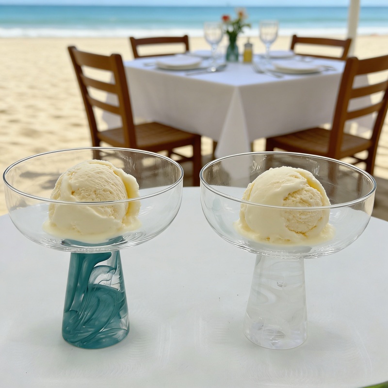 Colorful ice cream bowl