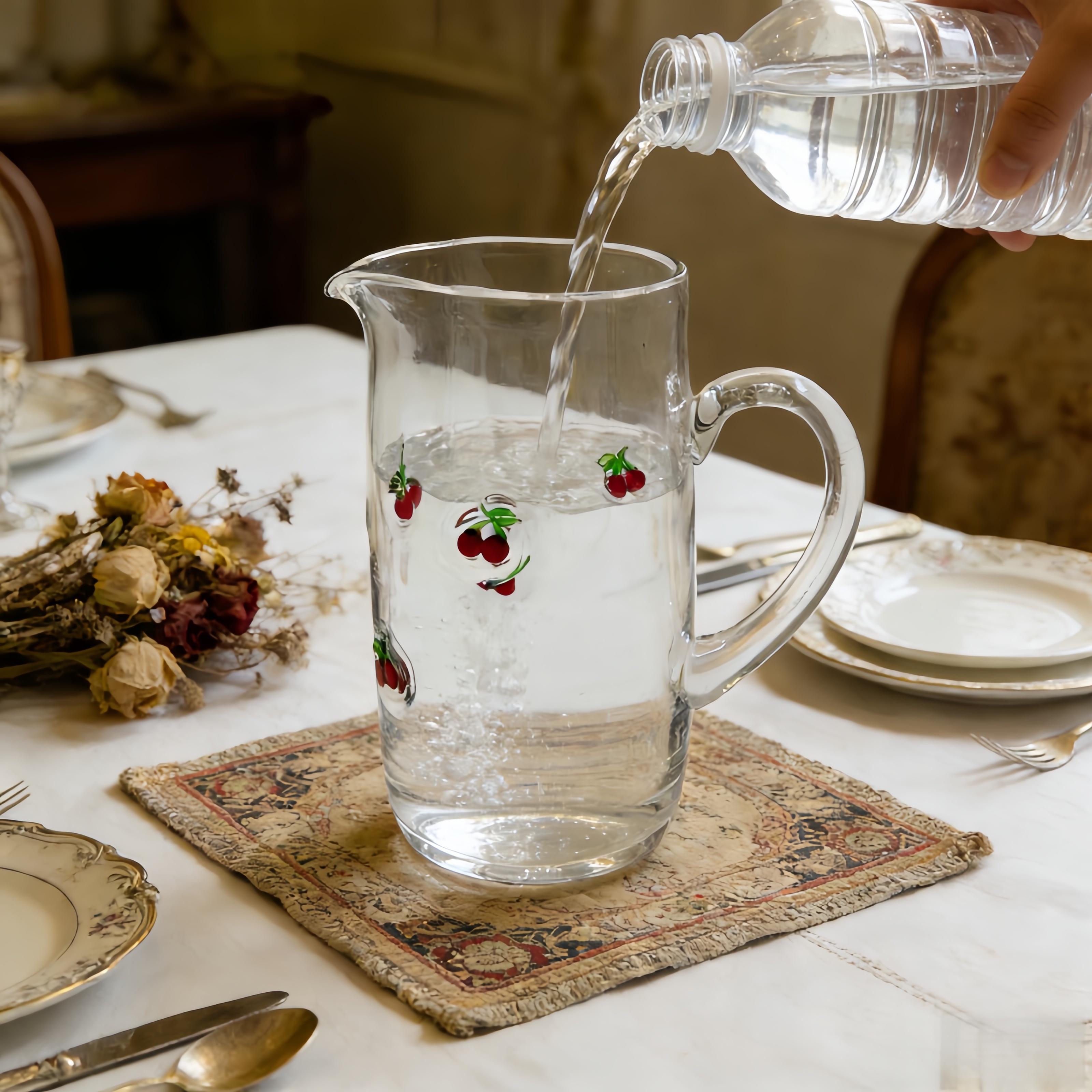 Thickened version of relief water kattle